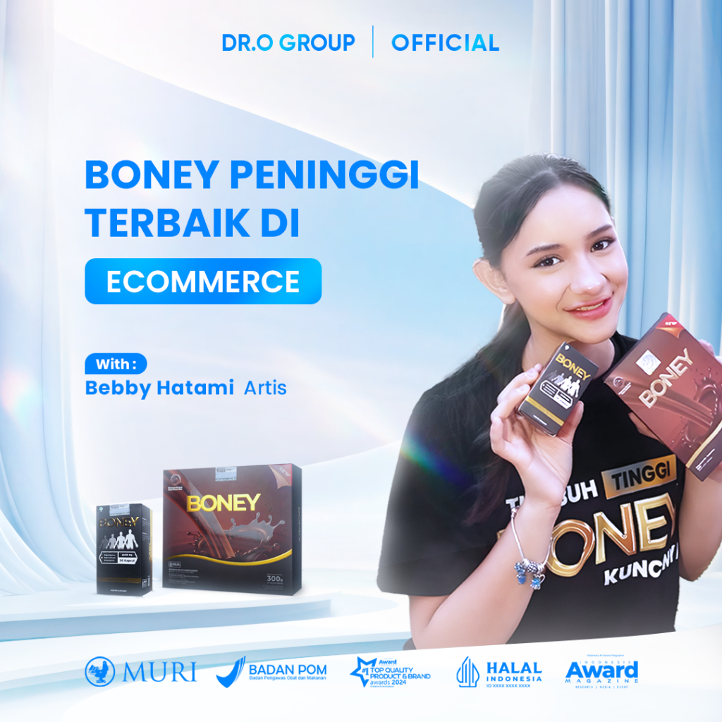 Boney - Tinggi Badan Ideal Dengan Boney Herbal/ Obat Peninggi Badan Terbaik/ Pilihan Utama Untuk Pen