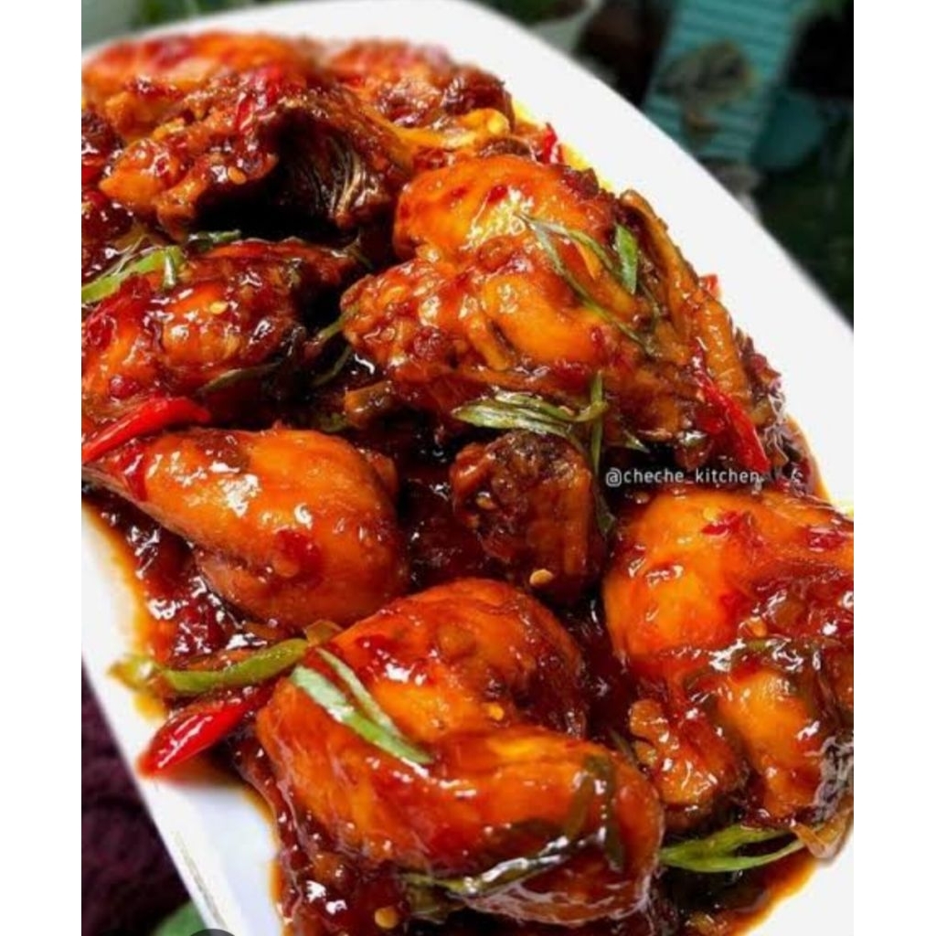 

AyamKecapSaosPedasManis500gram