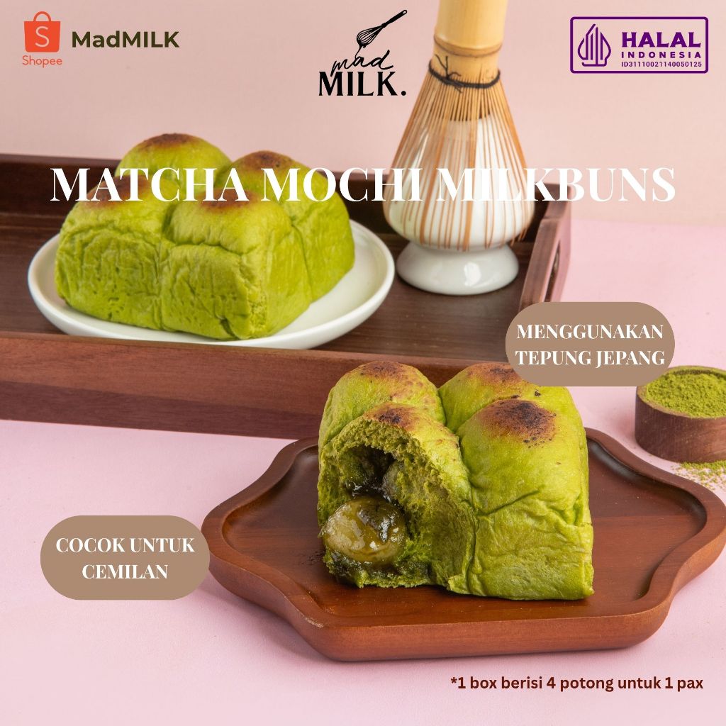 

Mochi Milk Buns | Mochi Milkbuns isi 4 | Super Lembut & Premium