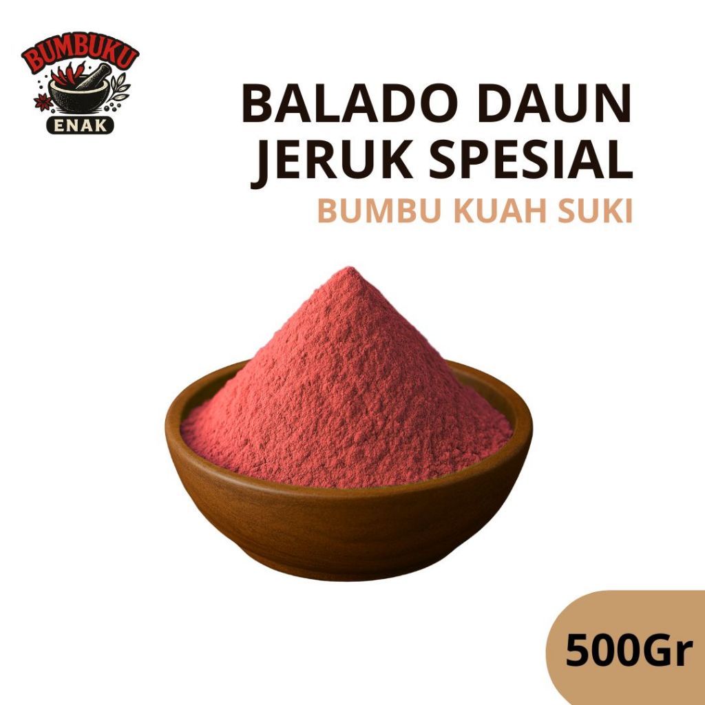 

Bumbu Kuah Suki Rasa Balado Daun Jeruk Spesial 500gr – Pedas Gurih Autentik, Lezat untuk Steamboat & Shabu