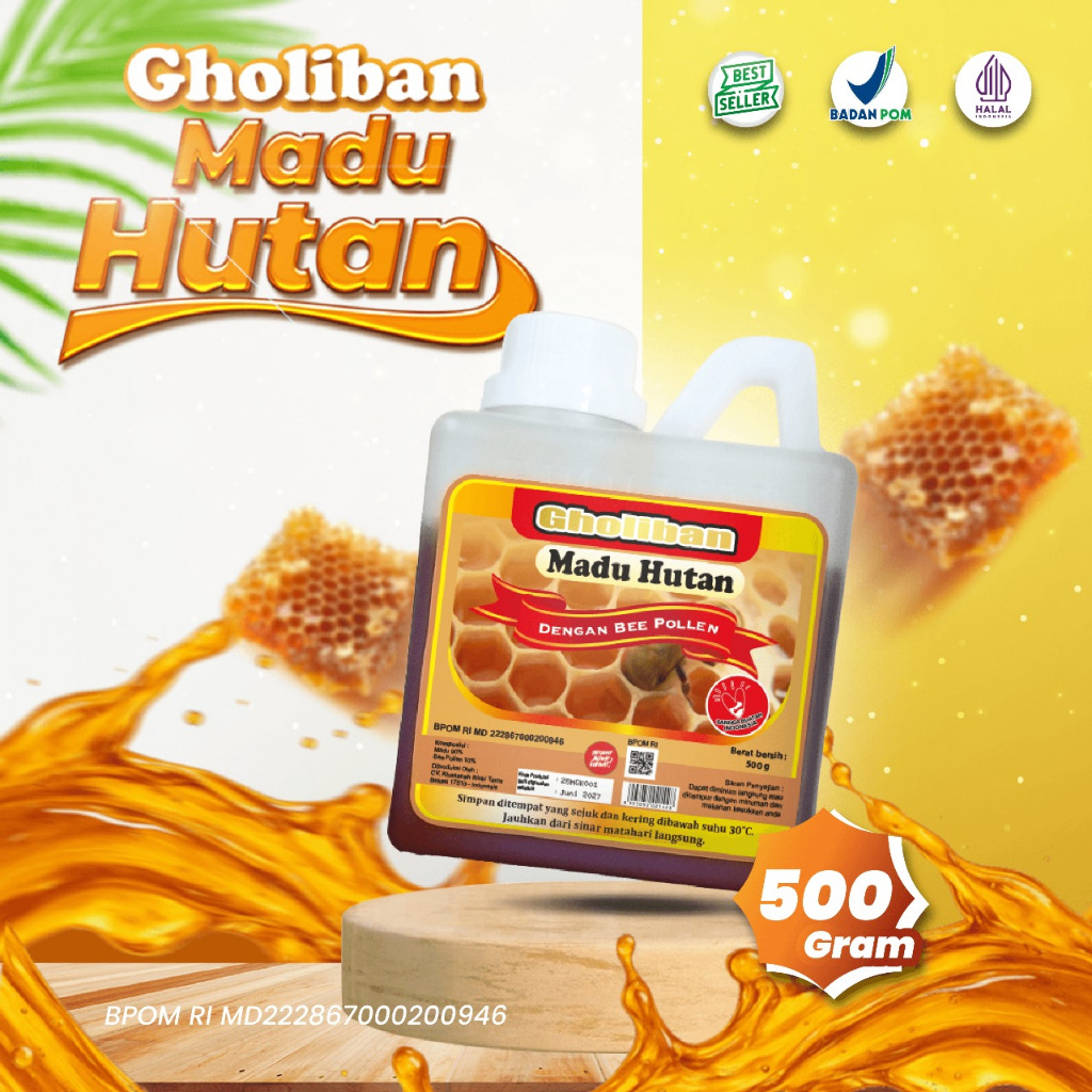 

Madu Hutan Kalimantan Gholiban 500 gr