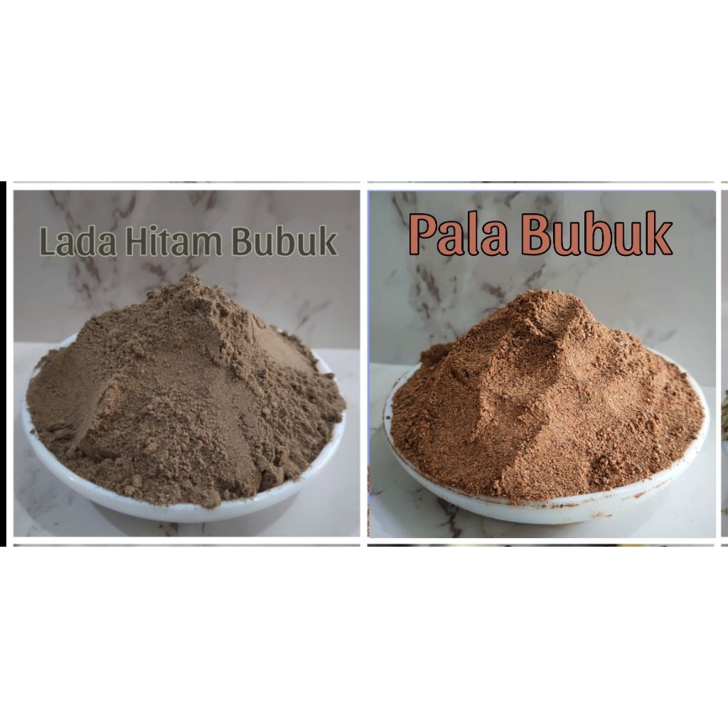 

lada hitam bubuk dan pala Bubuk 100 gram