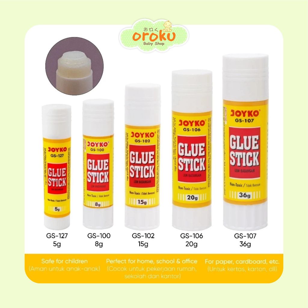 

JOYKO GLUE STICK LEM GS-100 / LEM KERTAS