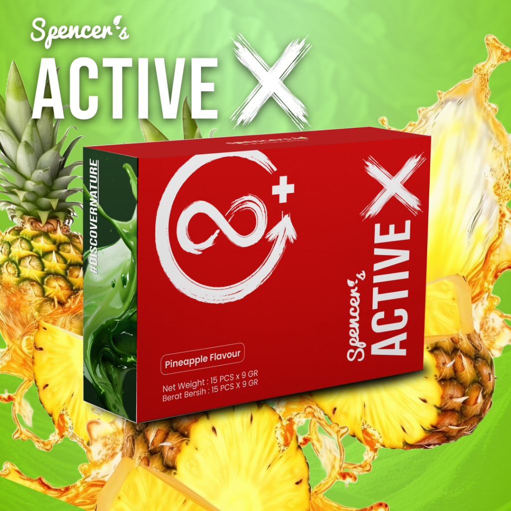 

Spencer's Active X Pineapple - Kandungan Matcha Hi-Grade