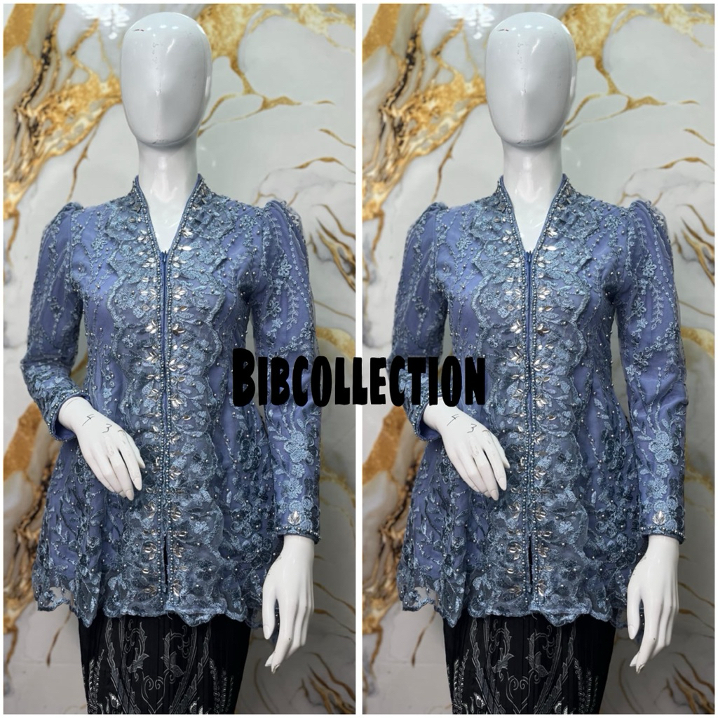 recommended` kebaya bluse kartini payet / kebaya tunik / tunik brokat / kebaya modern / kebaya tile