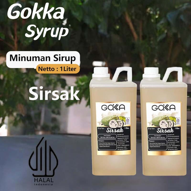 

GOKKA Sirup Minuman Rasa Sirsak 1L Syrup / Sirsak Juice