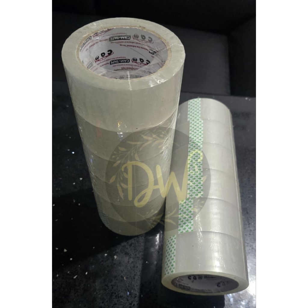 

DW Lakban Isolasi Camptape Bening / Coklat 2 inchi 45mm x 90 yard (isi 6pc)