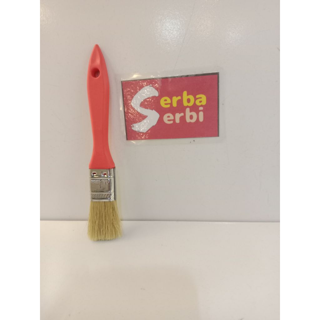 

-/LUSIN 12PCS 1"STANDAR KUAS-Kuas tangan cat air minyak