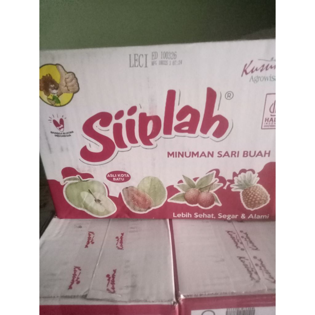 

minuman sari buah siiplah exp 2026 1 karton isi 32 pcs