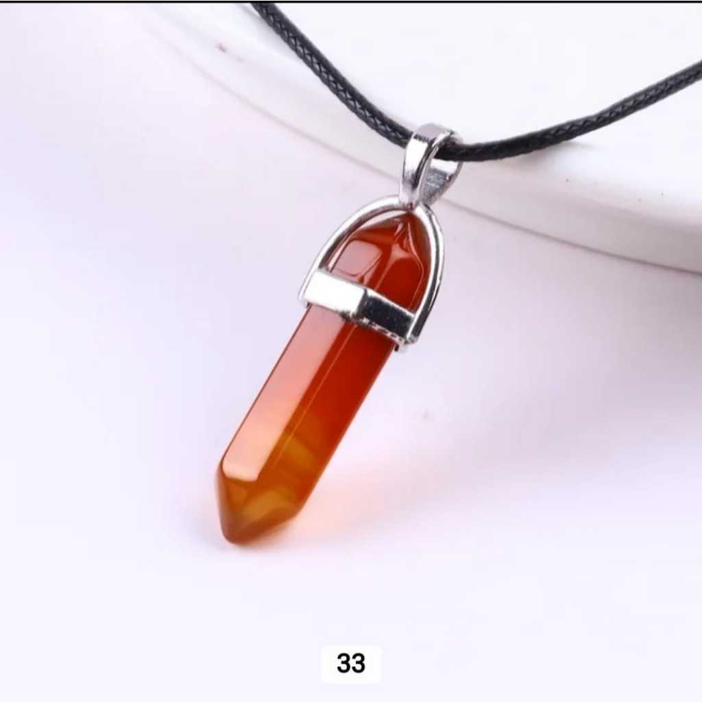 Kalung batu sulaiman madu model piramid / yaman madu