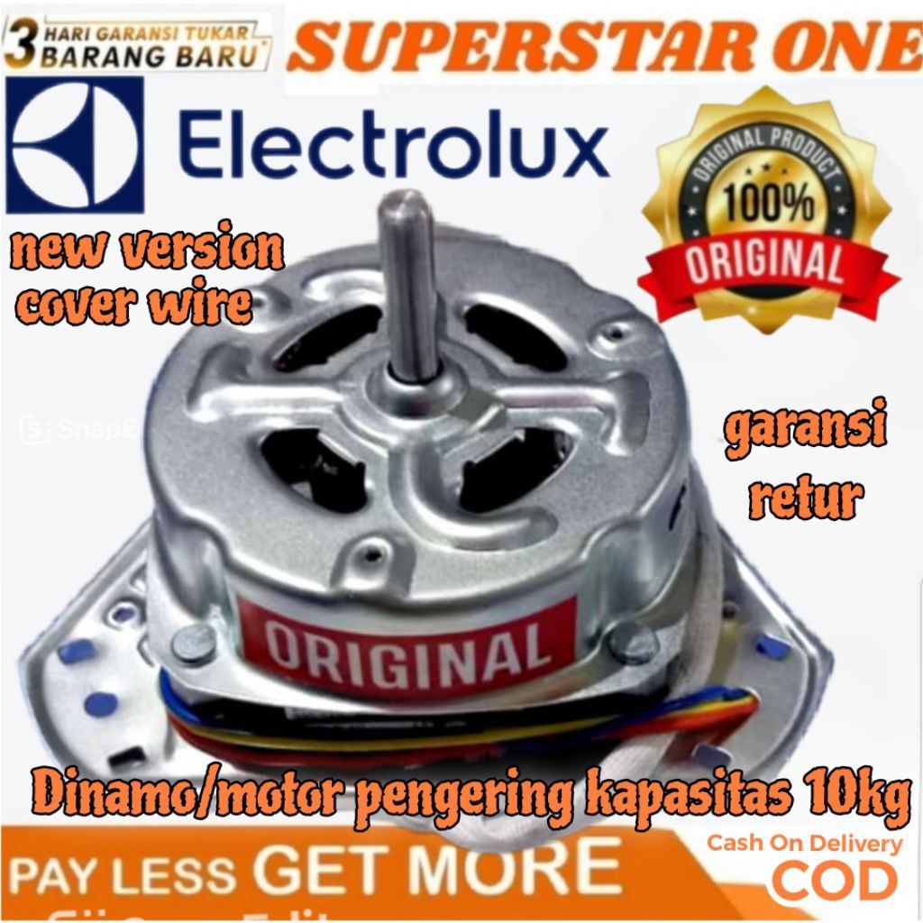 dinamo pengering kapasitas 10kg mesin cuci ELECTROLUX