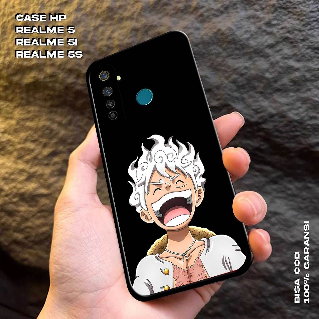 Case REALME 5 - REALME 5I - REALME 5S -  Softcase Premium Matte Hard Case - Case Hologram Glossy Mot