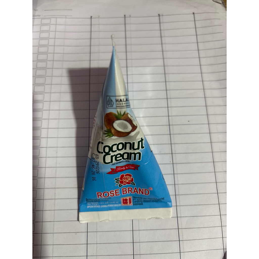 

santan kemasan rosebrand 65 ml