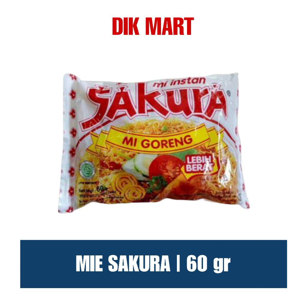 

Mie Goreng Instan Sakura 60gr