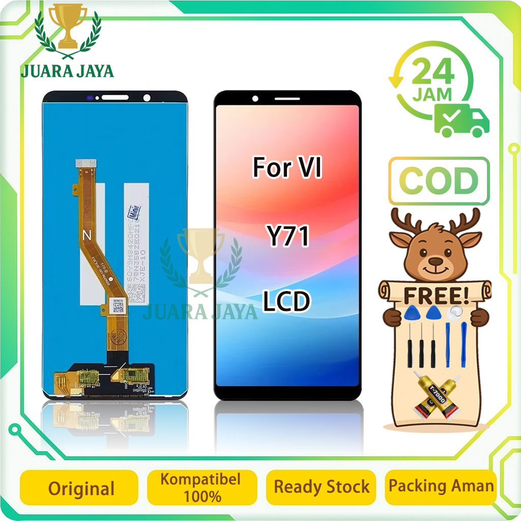 LCD FOR VIVO Y71 / Y73 UNIVERSAL FULLSET Touchscreen LCD HP OG TOUCHSCREEN