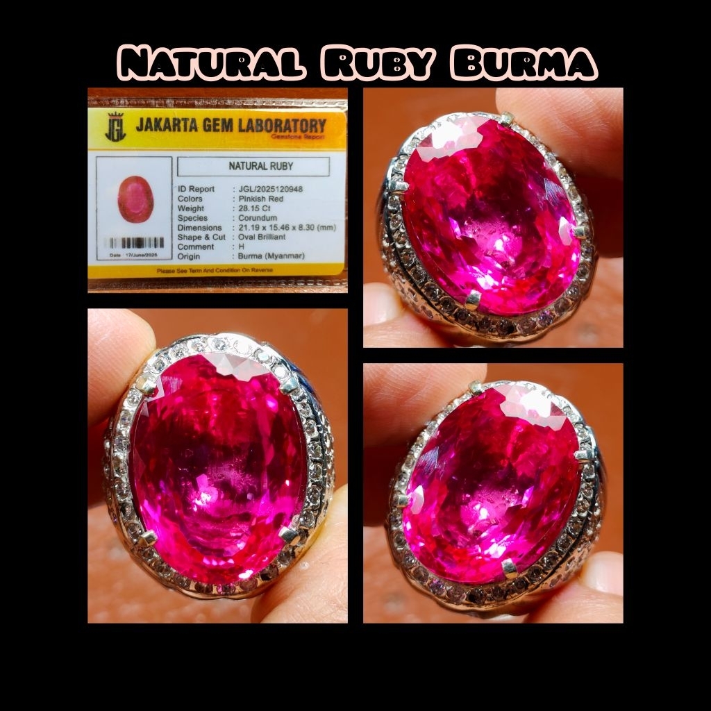 CINCIN PERMATA RUBY BURMA STAR JUMBO HQ