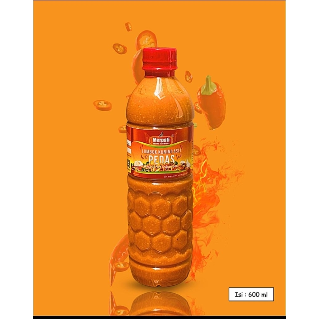 

Sambel lombok Kuning Merpati Khas Makassar 600ml