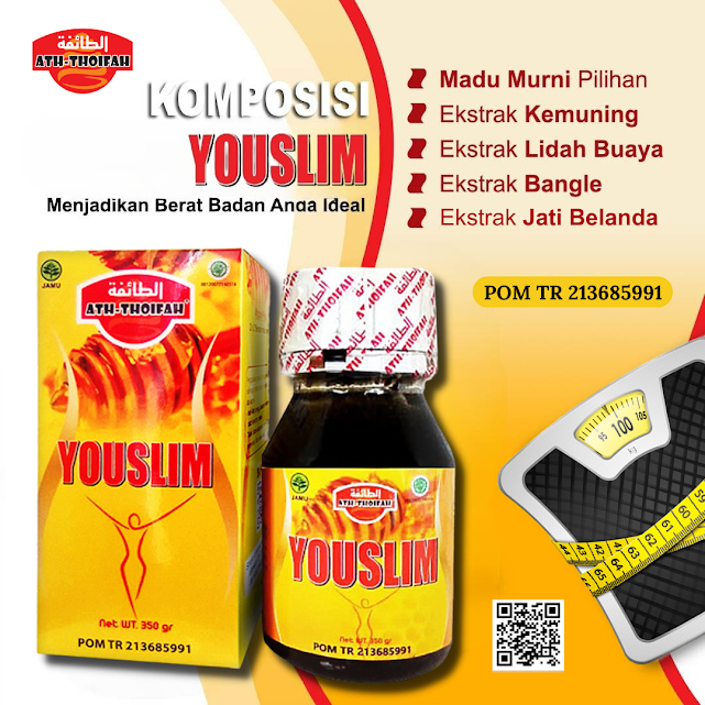 Madu, Kapsul & Teh Diet [Madu YOUSLIM & Kapsul CALORASLIM & Teh Daun Jati Cina]