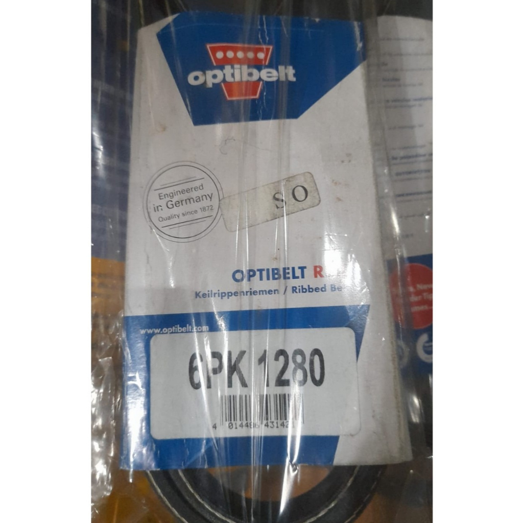 FAN BELT ALTERNATOR 6PK1280 OPTIBELT