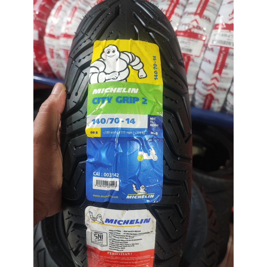 [READY COD] BAN MICHELIN 140/70-14 CITY GRIP 2 R Tubeless/ IMPORT Ban Motor FORZA, AEROX 155, XMAX, 