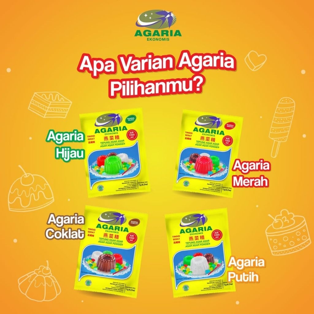 

Agar Agar Agaria 7gr Per Pcs