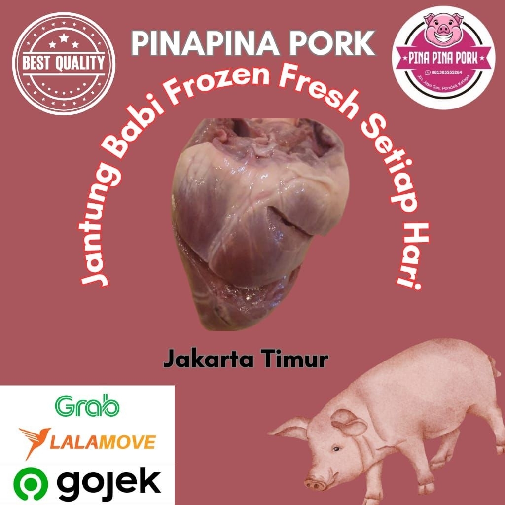 

Jantung Babi Frozen 500gr