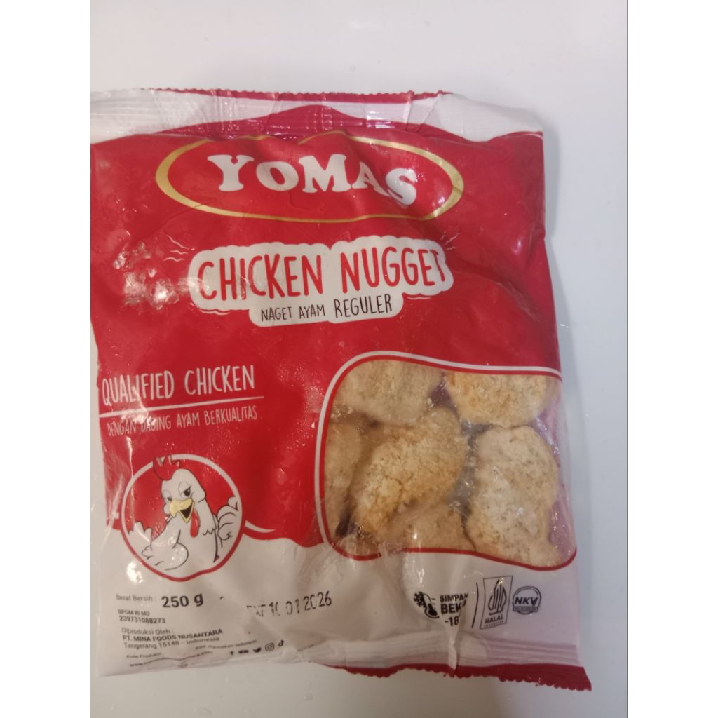 

Yomas chicken nugget 250gr