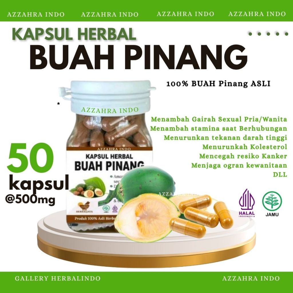 

Buah Pinang Muda Murni Bubuk isi 50 butir ASLI