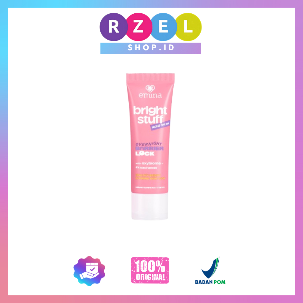Emina Bright Stuff Night Cream 20g - Krim Malam (RZEEL)