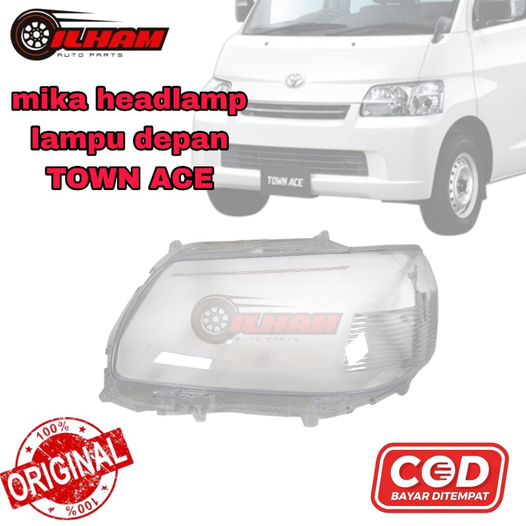 MIKA HEADLAMP TOWN ACE Original / mika lampu depan townace mika kaca lampu depan original kanan atau