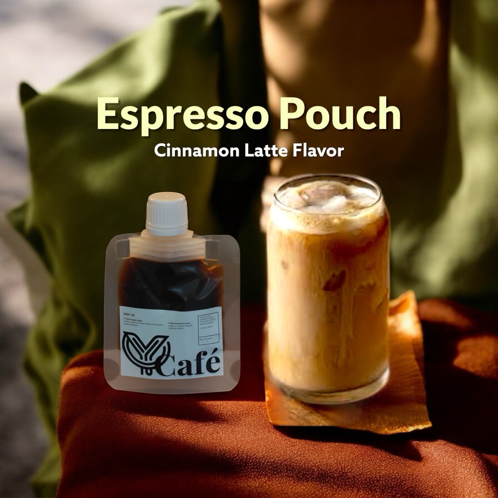 

Special Cinnamon Latte Espresso Pouch Kopi Instan 50ml Praktis Tinggal Tuang By Y Cafe