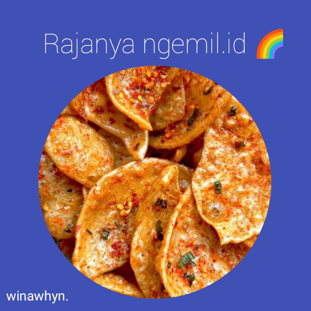 

kripik elod daun jeruk pedas gurih original makanan ringan krupuk pedas original makanan viral