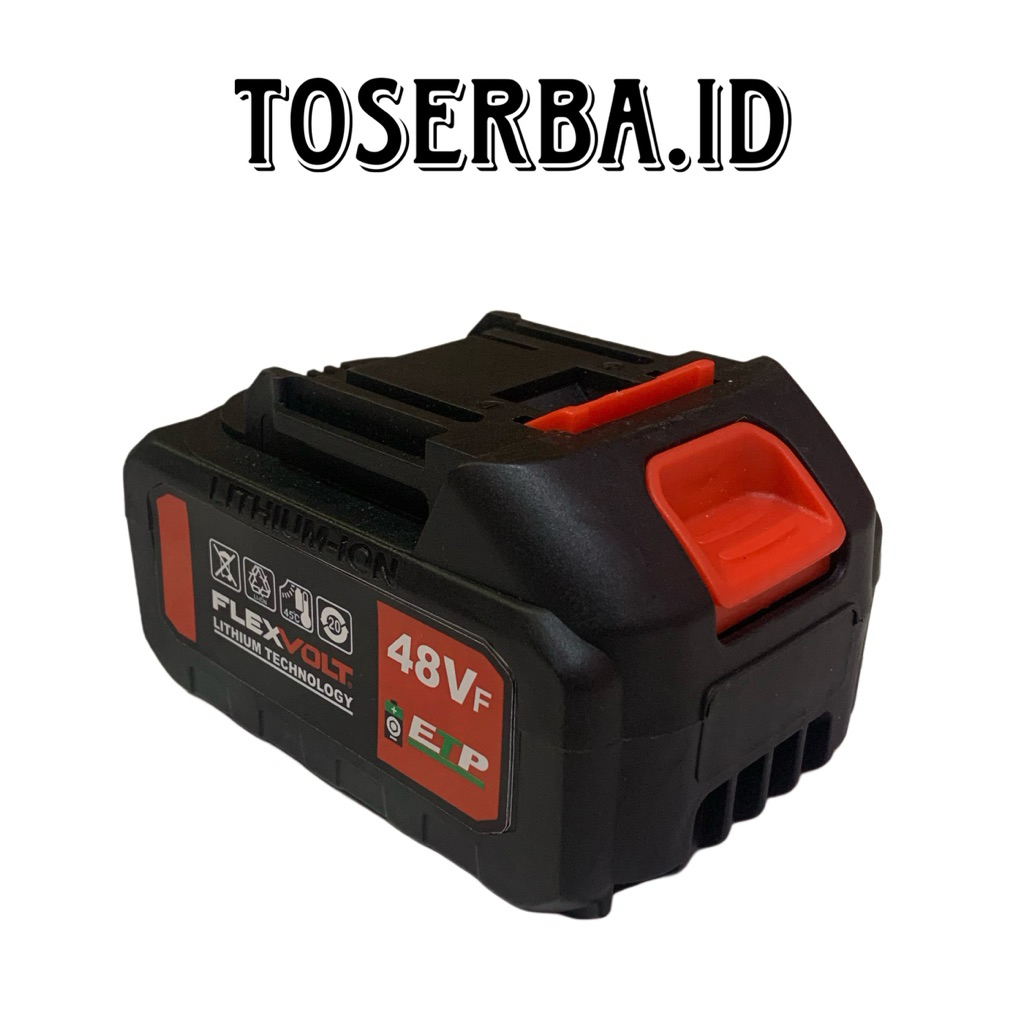Baterai Bor Impact Wrench 48Vf D Baterai Bor Impact Gerinda 48Vf Jd