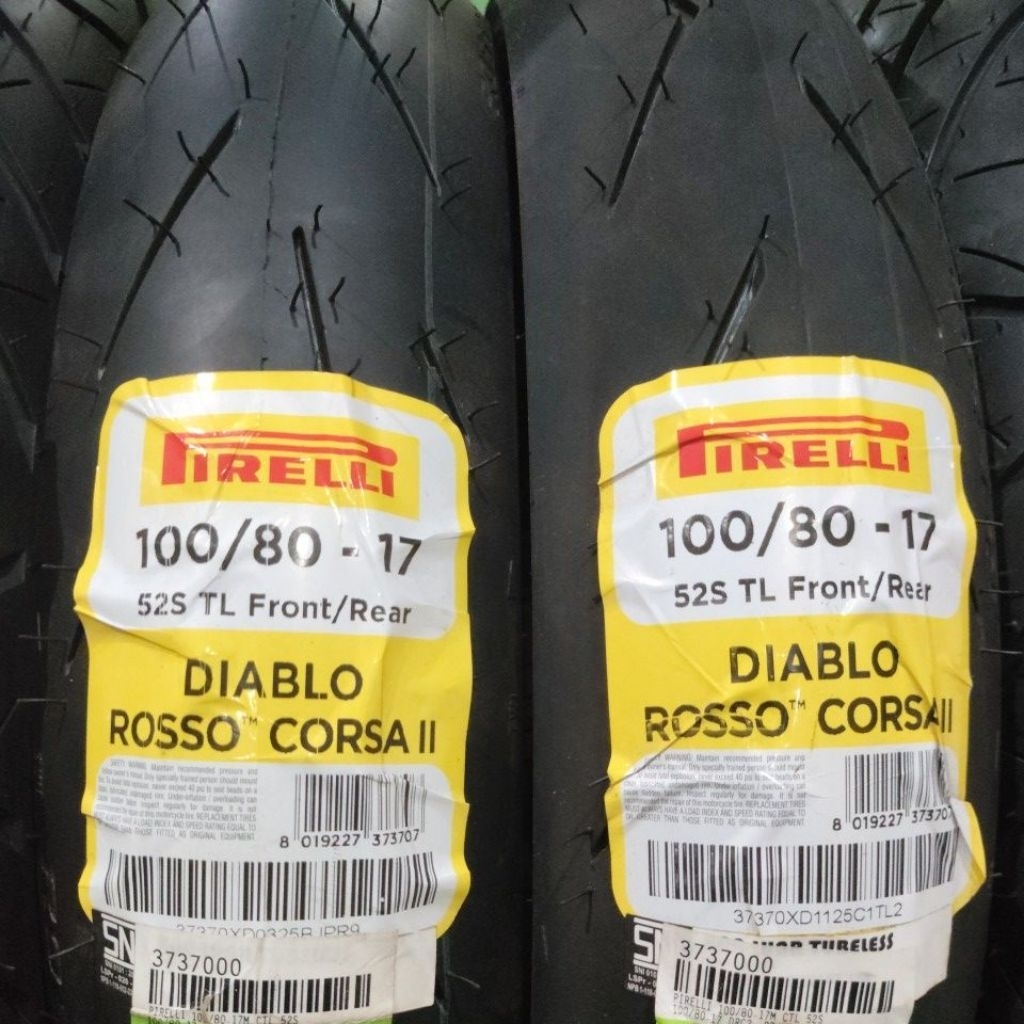 PIRELLI DIABLO CORSA 2 100/80 17 TUBELESS
