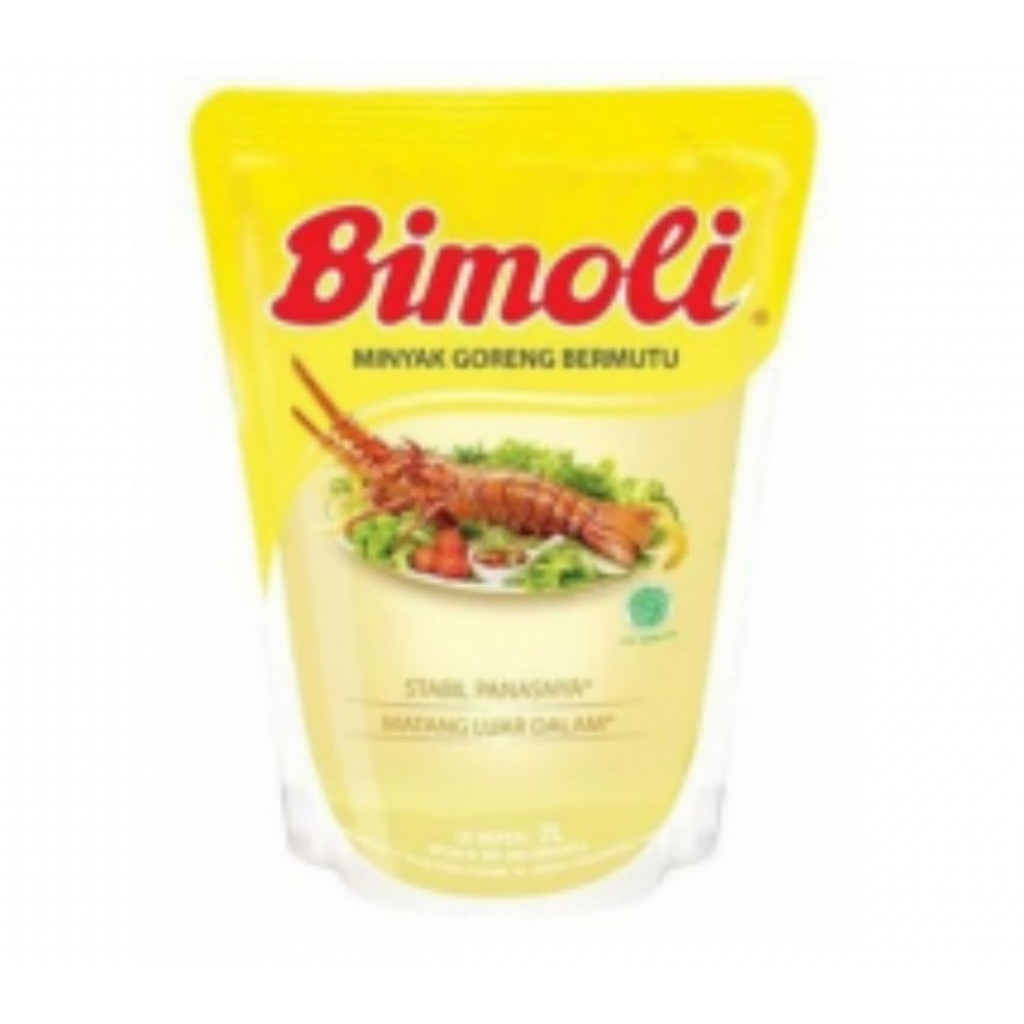 

Bimoli minyak goreng (refill) pch 2000 mL