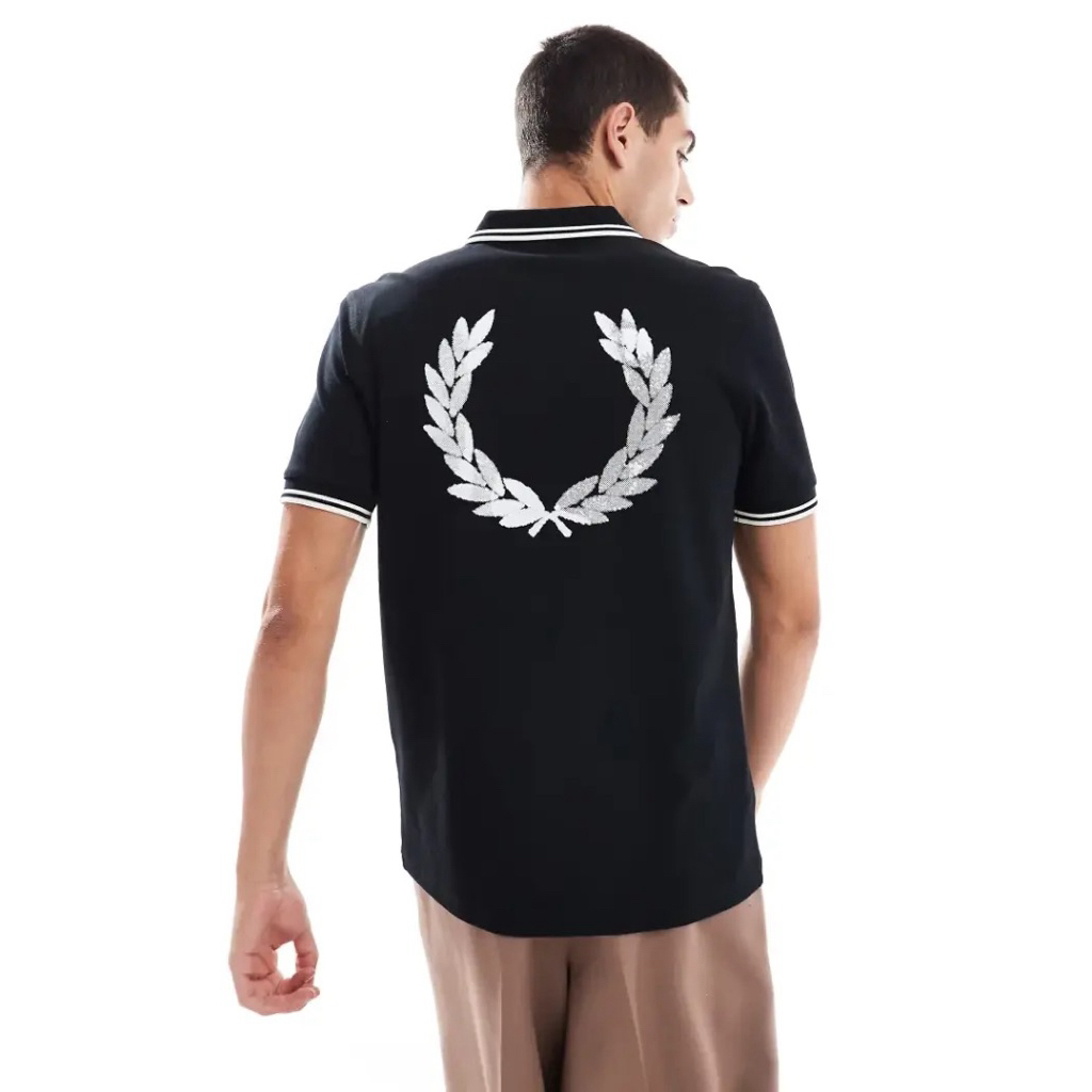 FRED PERRY - POLO SHIRT ADVANTAGE BLACK M8565