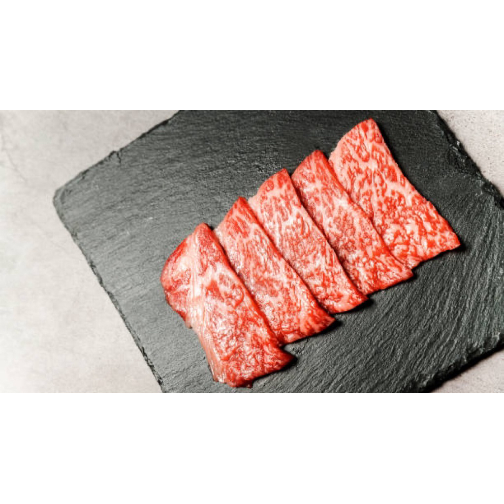 

[WAGYU A5] Daging Sapi Slice Beef Karubi Yakiniku Cut 10mm A5 Miyazaki Kobe Kagoshima Jepang 250g x 2s 500g