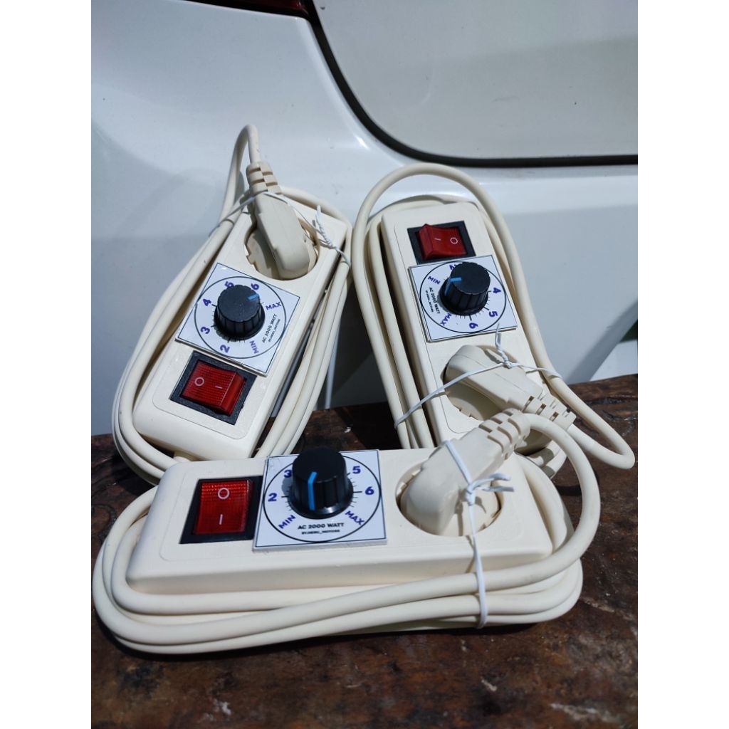 AEBDG DIMMER AC 2000 WATT + FUSE SIKRING - PENGATUR KECEPATAN GERINDA MESIN BOR GERINDA HEATER LAMPU
