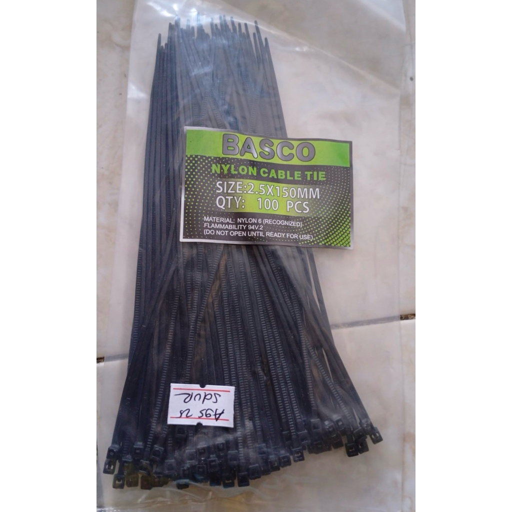 

KABEL Ties 15 cm (2,5 X 150 mm) isi 100pcs - BASCO