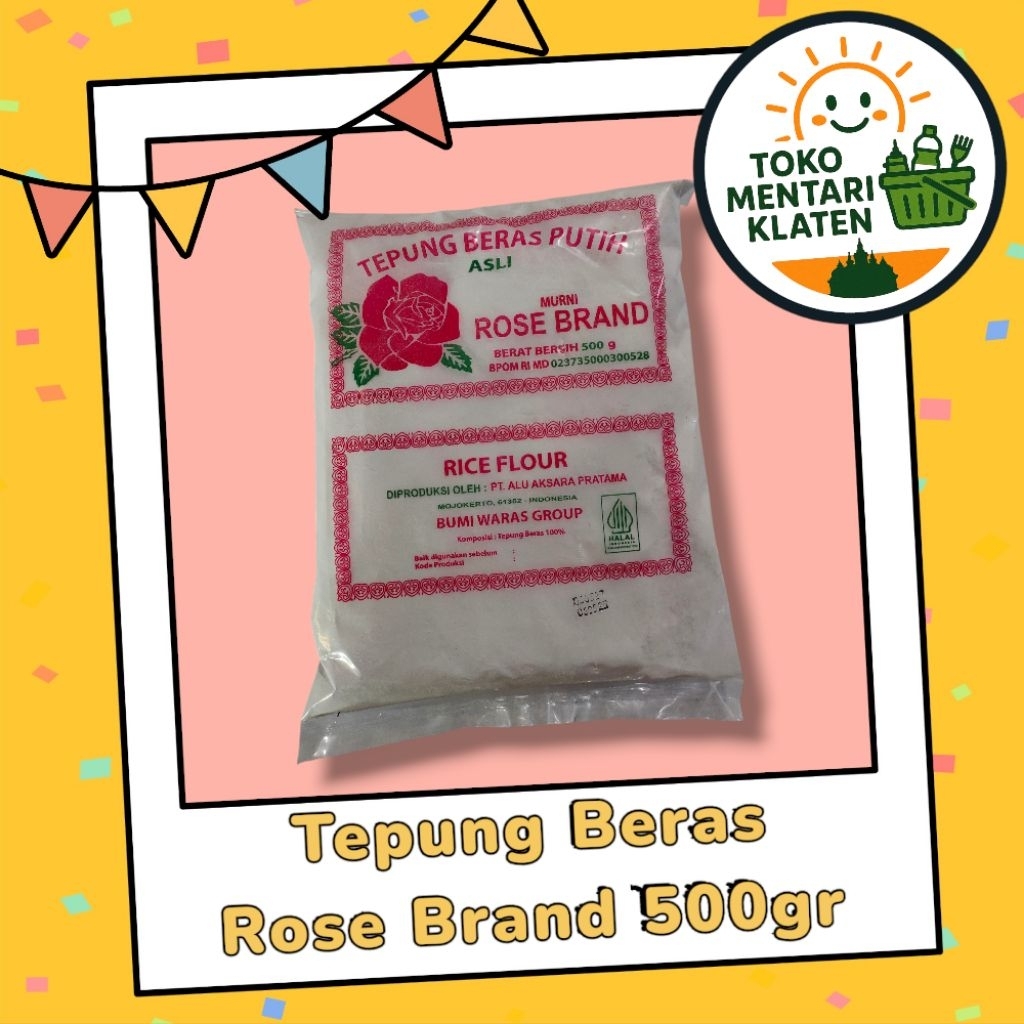 

Tepung Beras Rose Brand 500gr – Halus, Murni, & Cocok untuk Aneka Olahan!