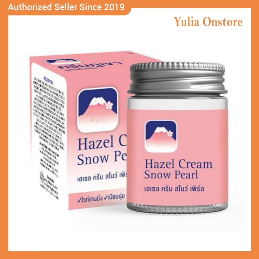 FUJI HAZEL CREAM SNOW PEARL 50 GR HAZELINE ORIGINAL THAILAND