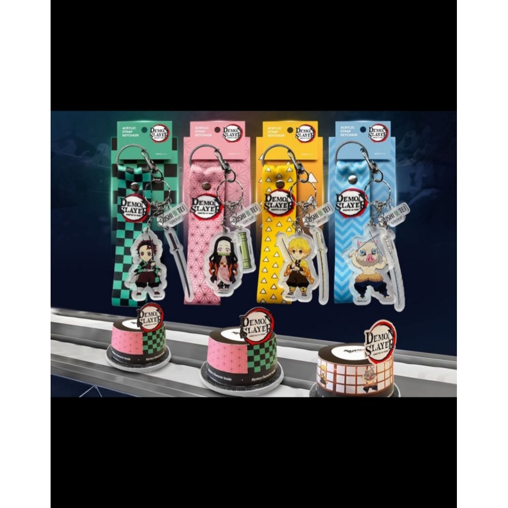 Jastip Tom Sushi x Demon Slayer Keychain