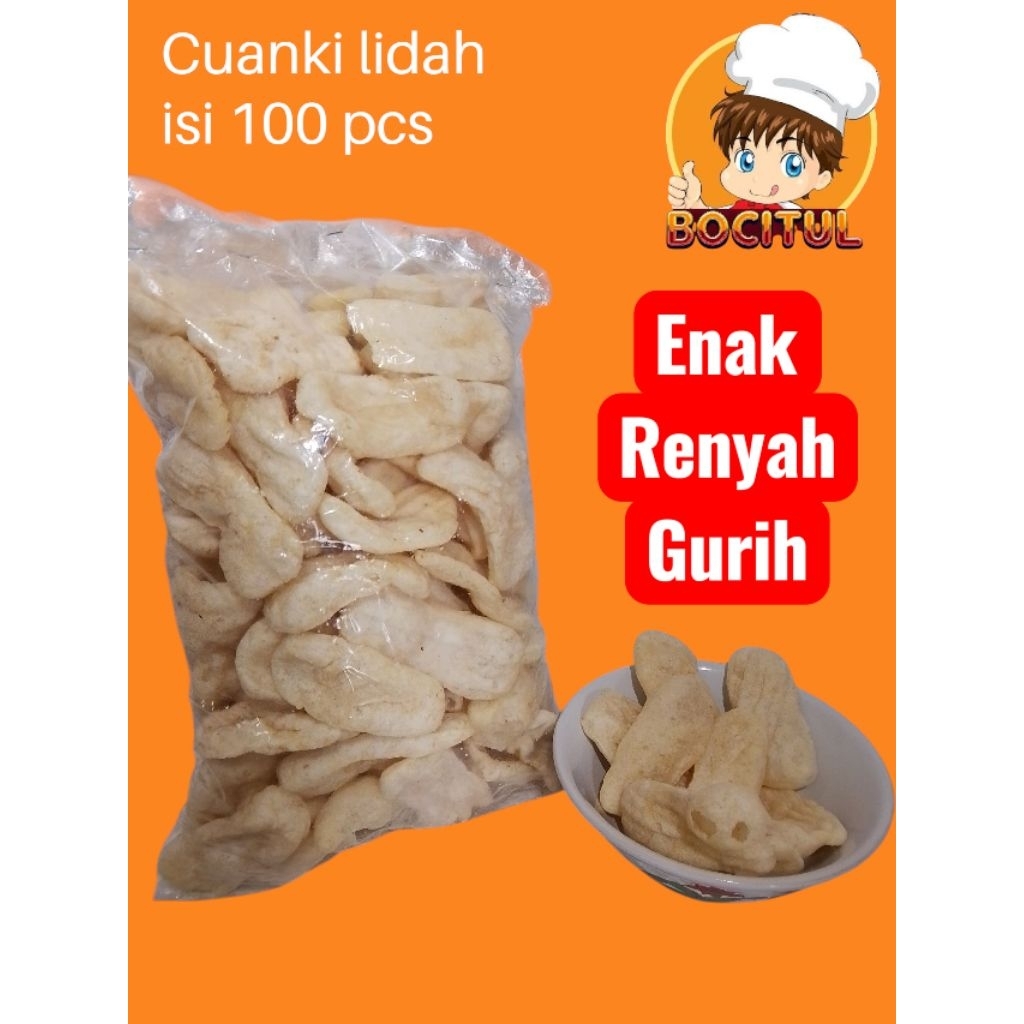 

Cuanki lidah toping baso aci termurah isi 100 pcs bisa COD