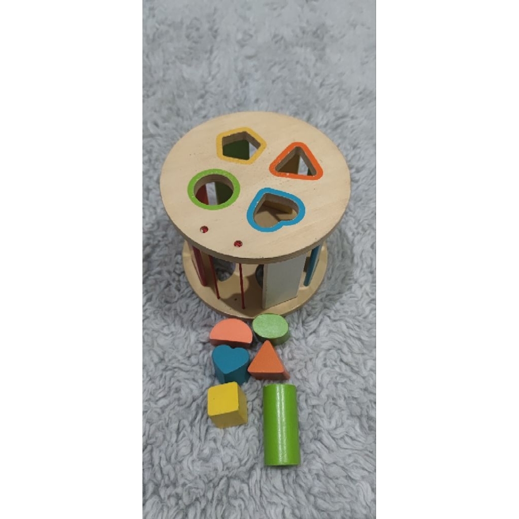mainan elc shape sorter preloved