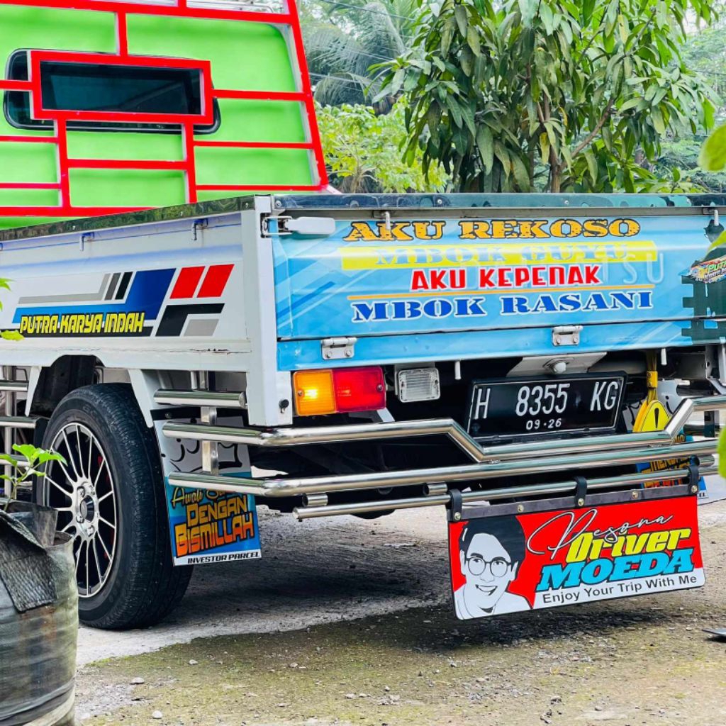 Kepet Penahan Lumpur Bemper Belakang Truck, Ellf, Bus, Pick Up Dll