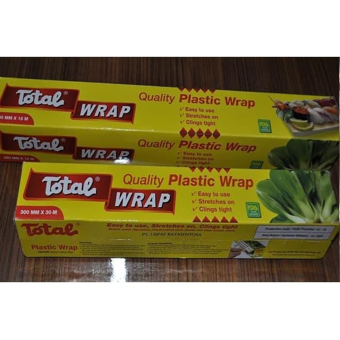 

TOTAL PLASTIC WRAP ROLL 300MM X 30M