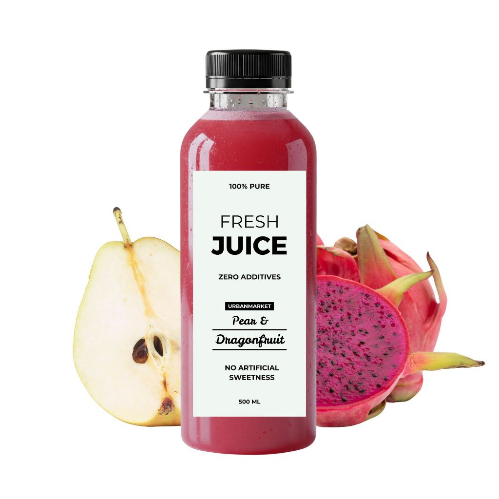 

Jus Pear Buah Naga Segar Cold Pressed 500 ml – 100% Buah Asli, Murni Tanpa Gula Tambahan