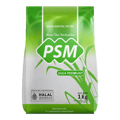 

PSM Gula Pasir Kristal Putih Premium 1 kg
