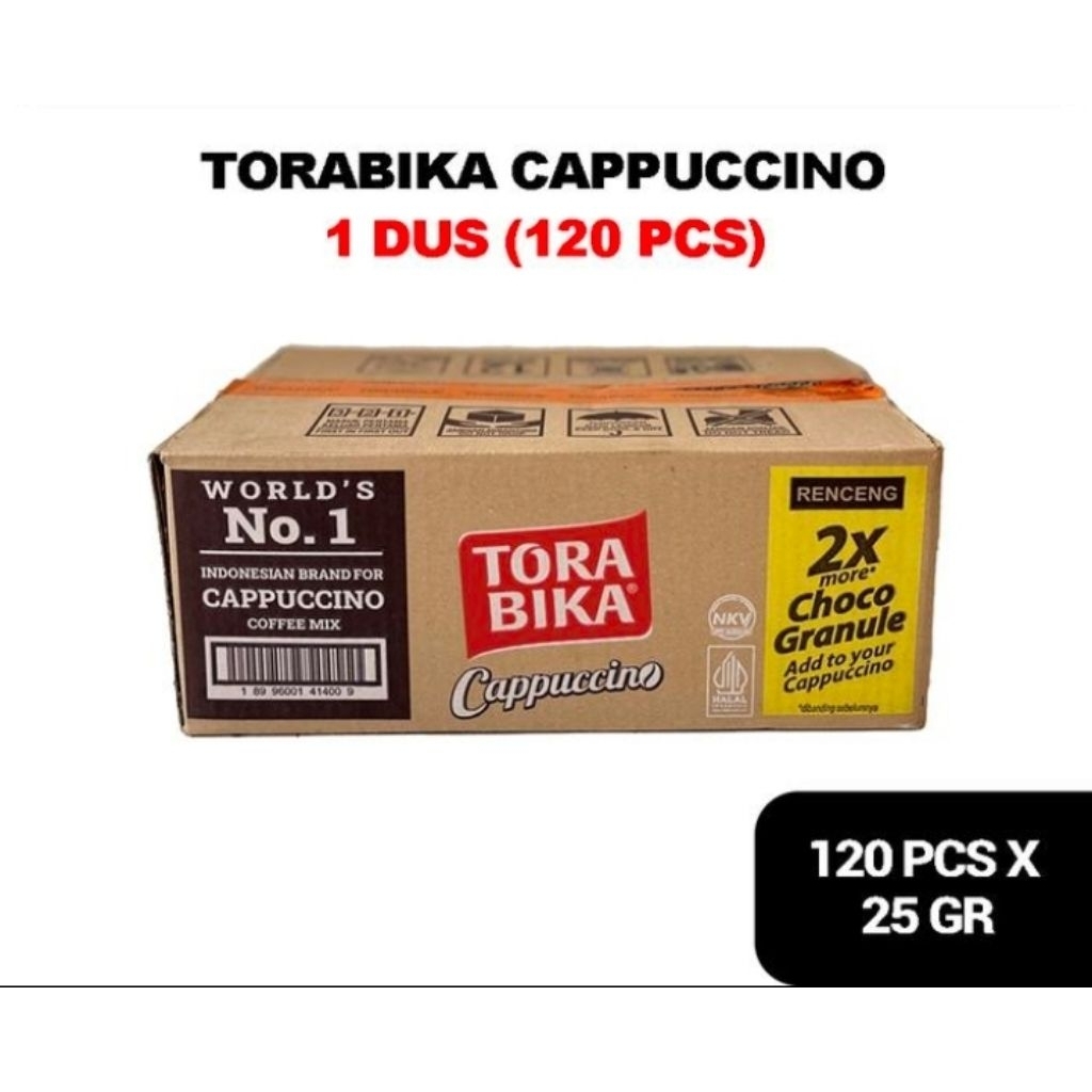 

Torabika cappucino Kopi Instan Cappucino 1Dus 120x25g
