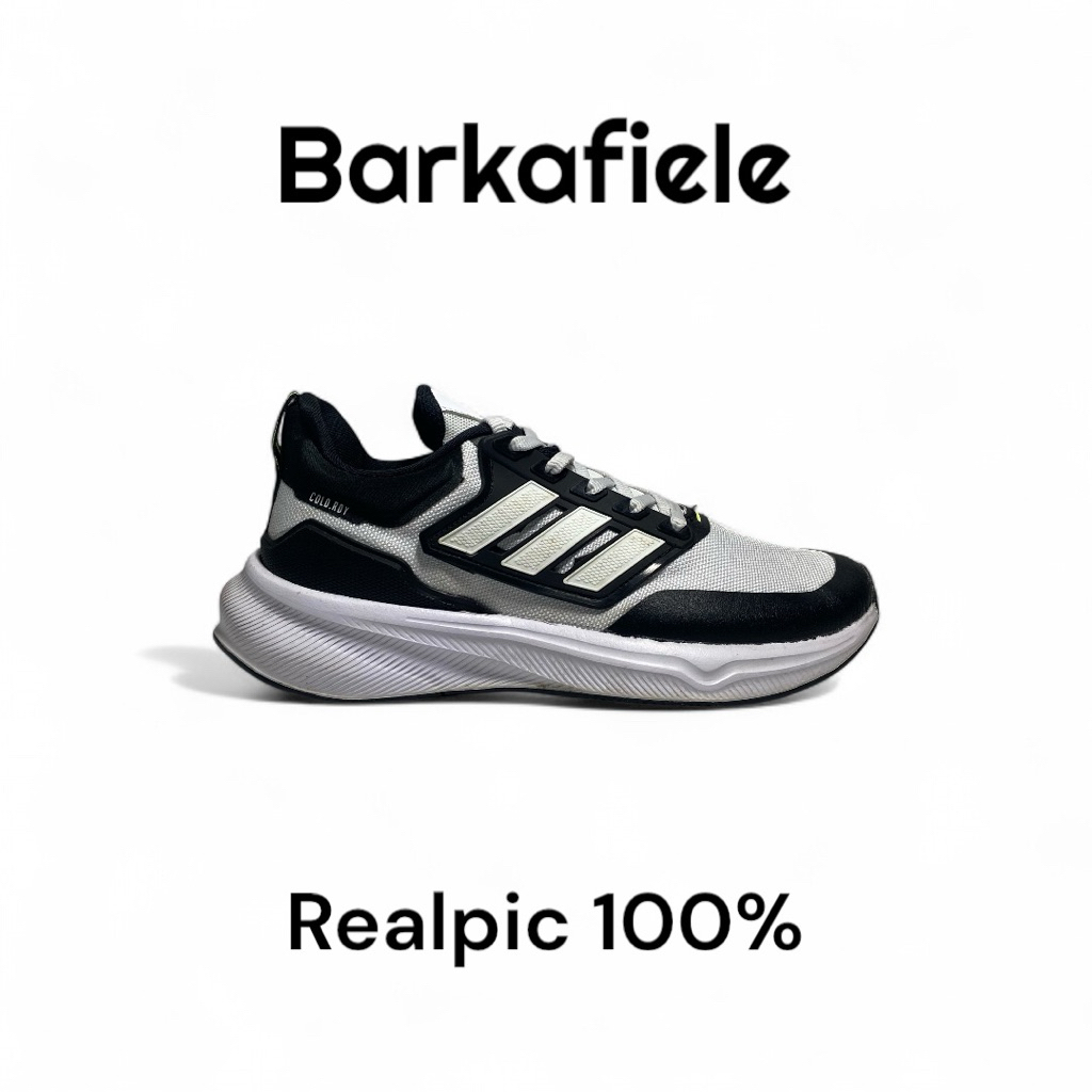 SEPATU LARI RUNNING BNIB PRIA WANITA WARNA PUTIH HITAM
